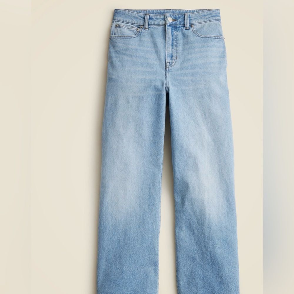 J. Crew Curvy Slim Wide Jean